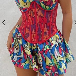 Vanessa Mooney Corset Red